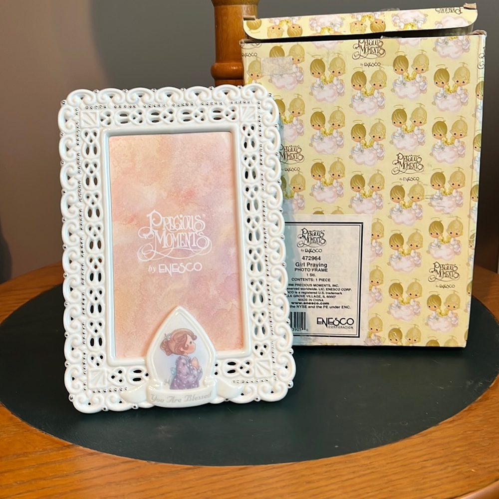 Precious Moments Girl Praying Photo Frame
